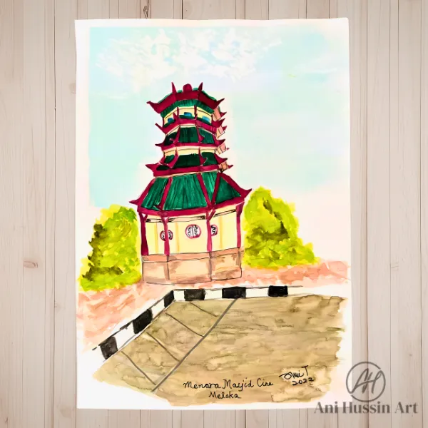 Masjid Cina Melaka Minaret